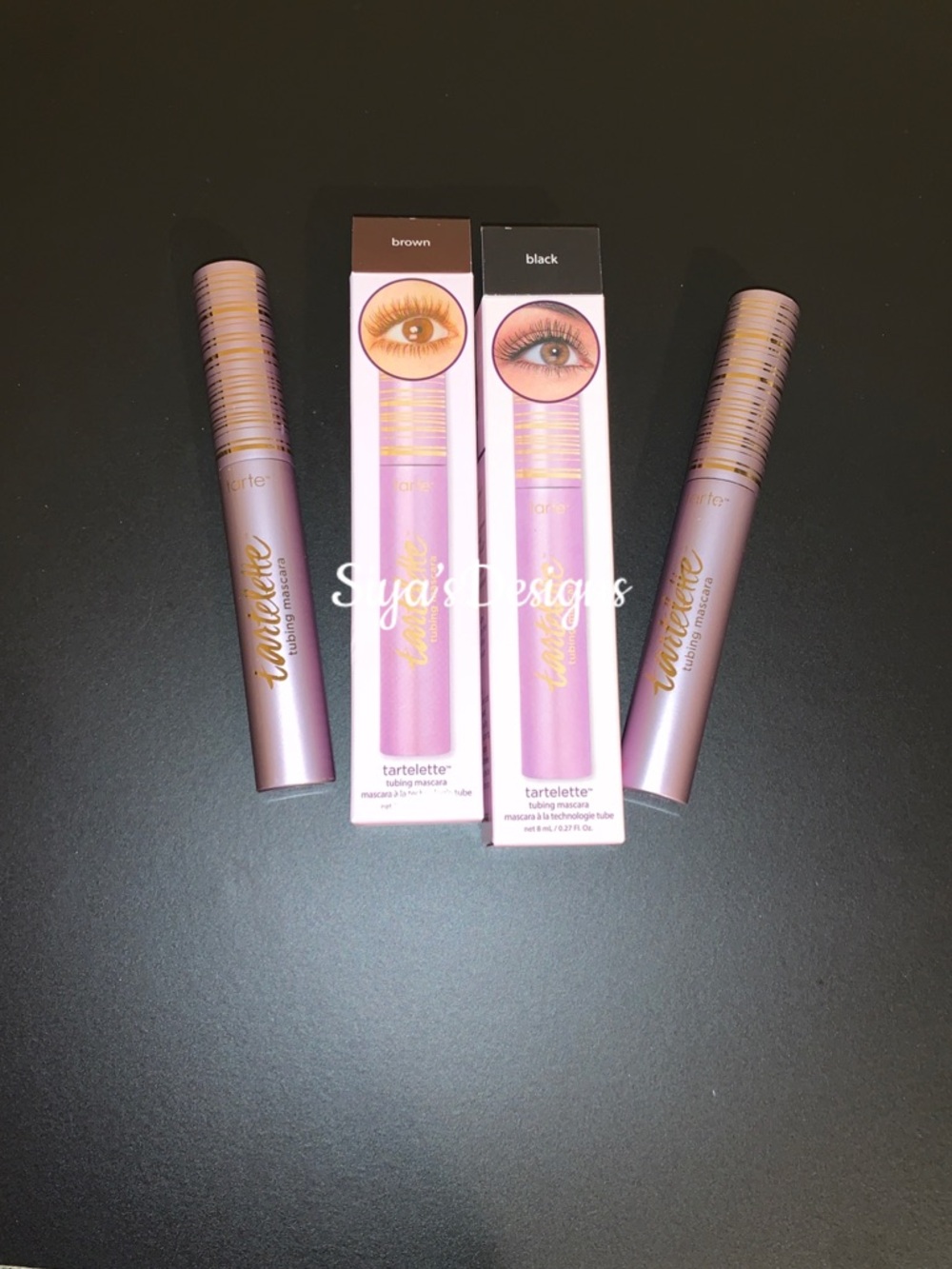 tarte tartelette Tubing Mascara — Purple & Gold Packaging